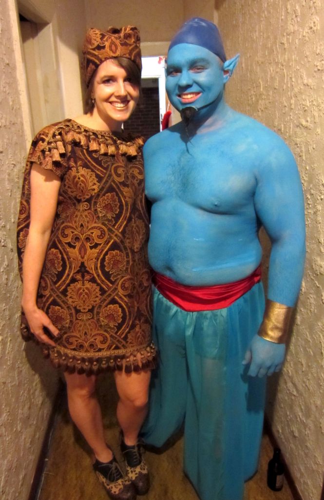 Halloween 2013: Aladdin's magic carpet & genie